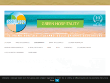 Tablet Screenshot of ecospiagge.it